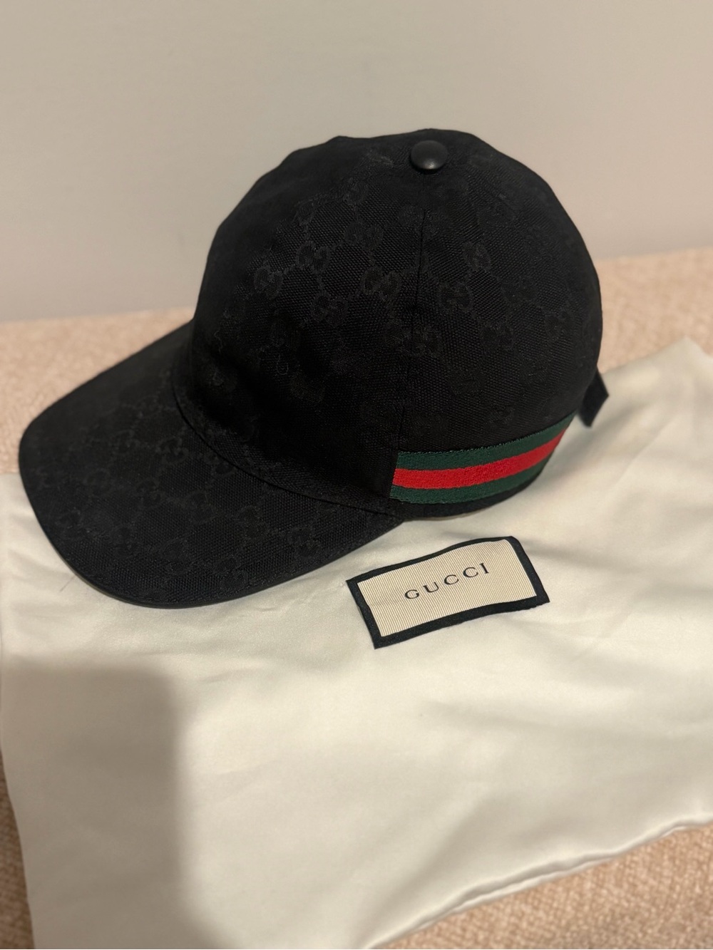 Gucci GG Baseball Hat - Like New Size L